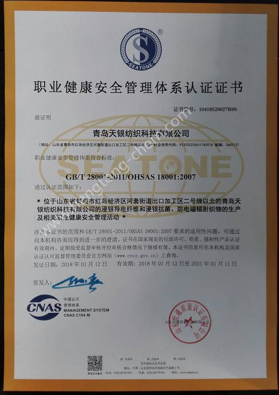 OHSAS 18001：管理體系認證中文
