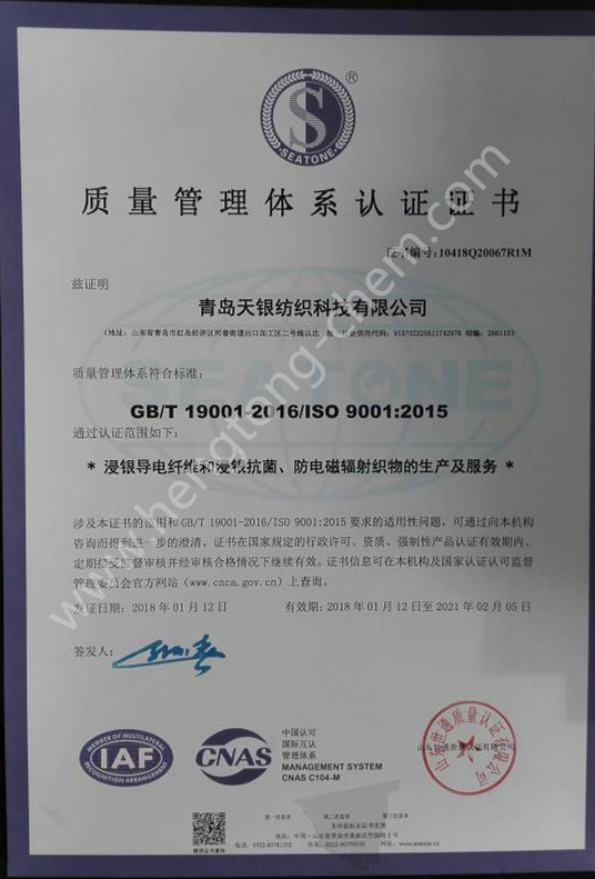 ISO9001管理認證中文